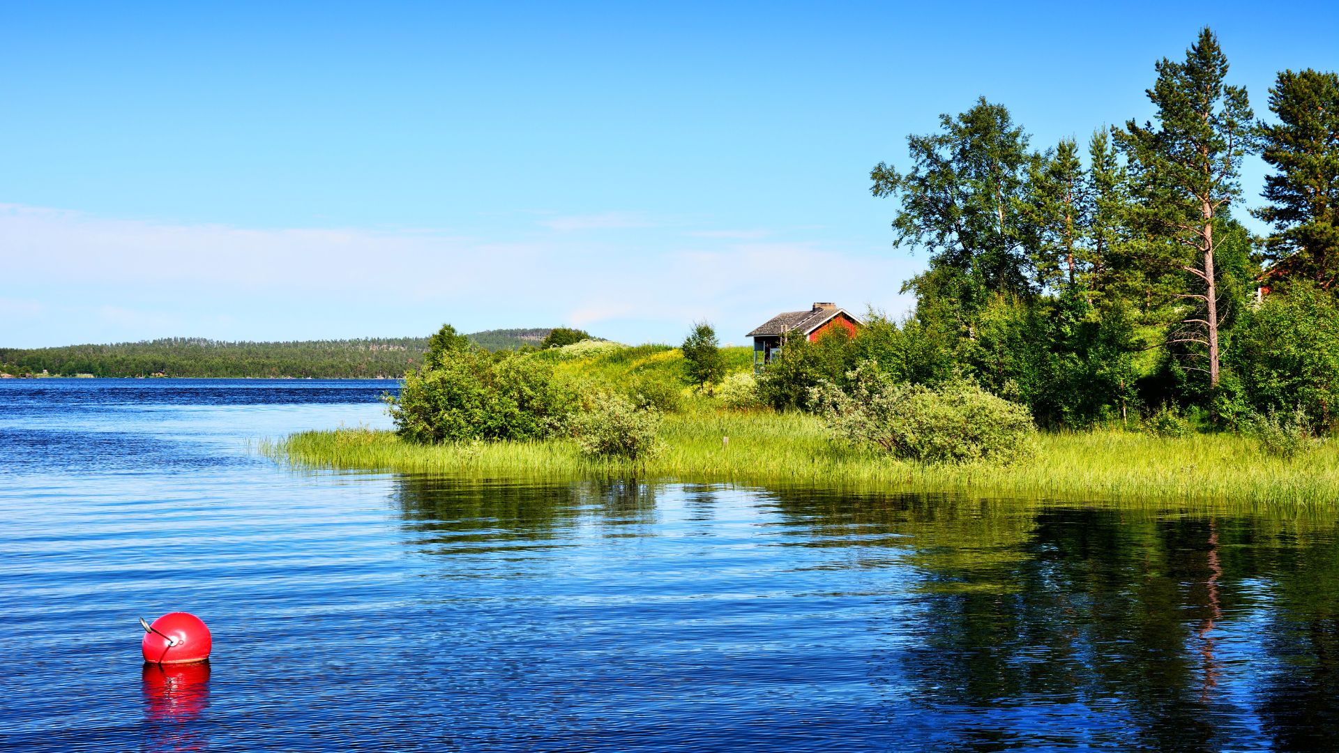 Lac Inari (Laponie finlandaise)
